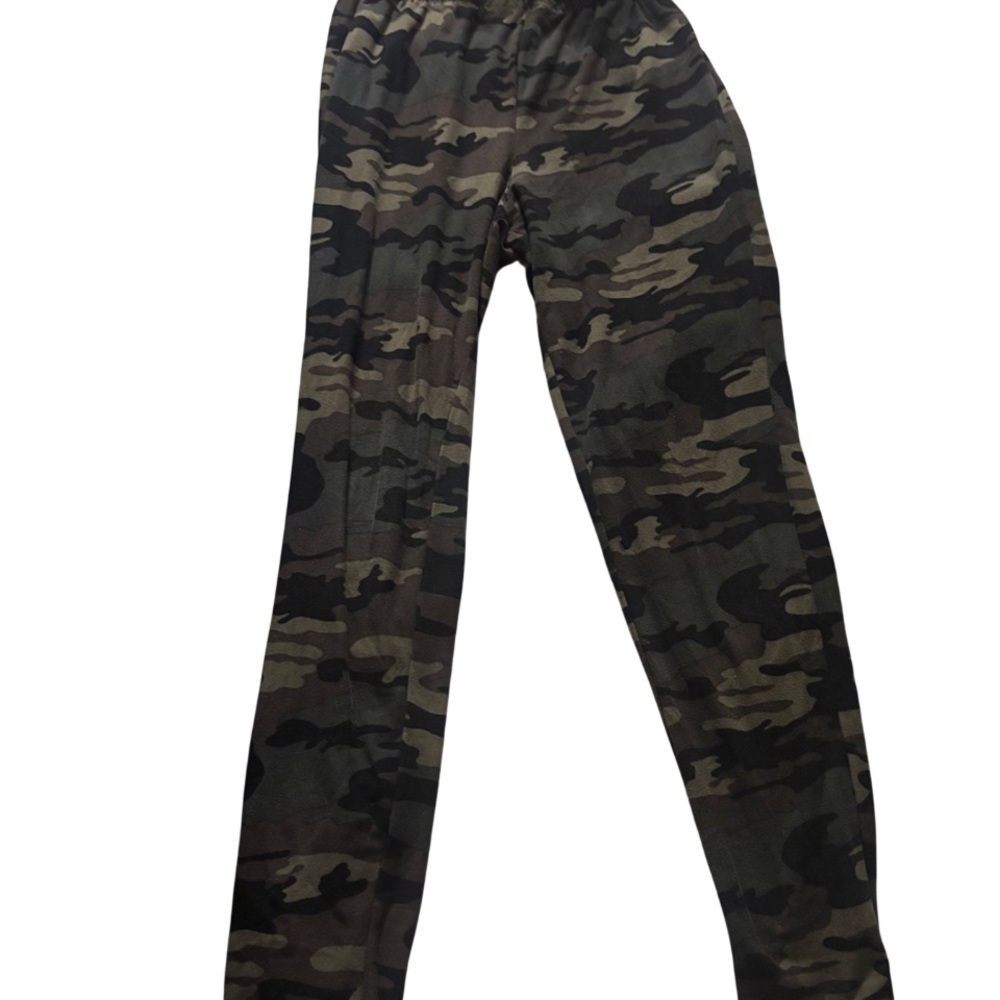 Fashion Nova Women's Camouflage Leggings - Green and Brown